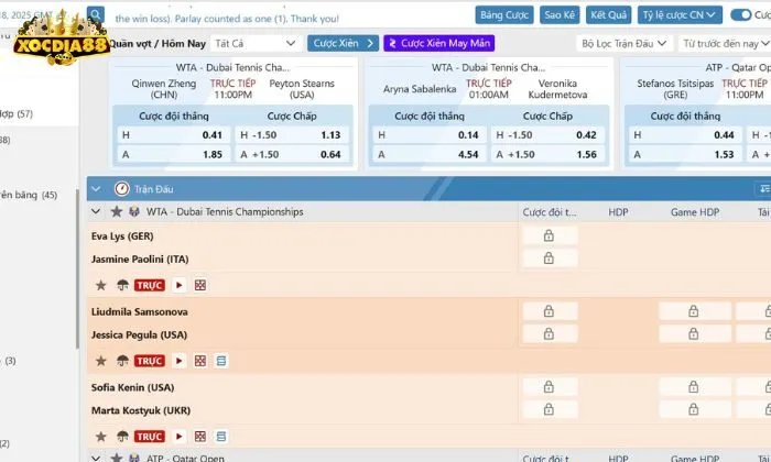 Cá cược thể thao xocdia88 Những bộ môn cá cược thể thao tại Xocdia88