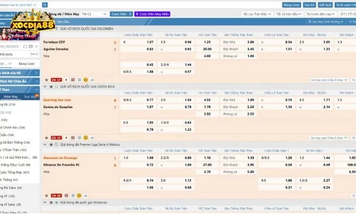 Giới thiệu Xocdia88 cung cấp cá cược thể thao