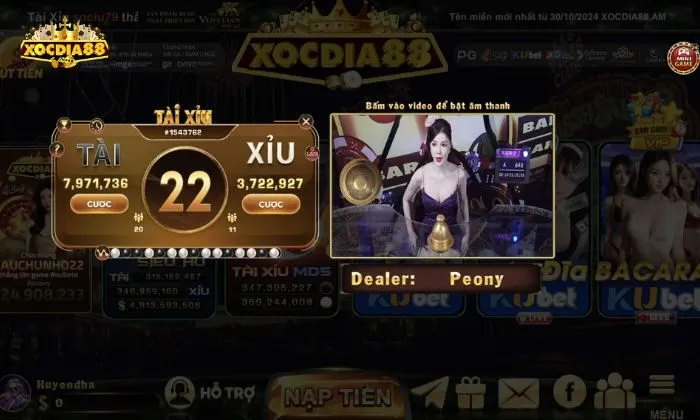 tài xỉu Xocdia88 Hướng dẫn chơi tài xỉu Xocdia88